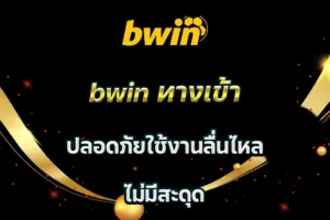 bwin ทางเข้า ปลอดภัยใช้งานลื่นไหล ไม่มีสะดุด